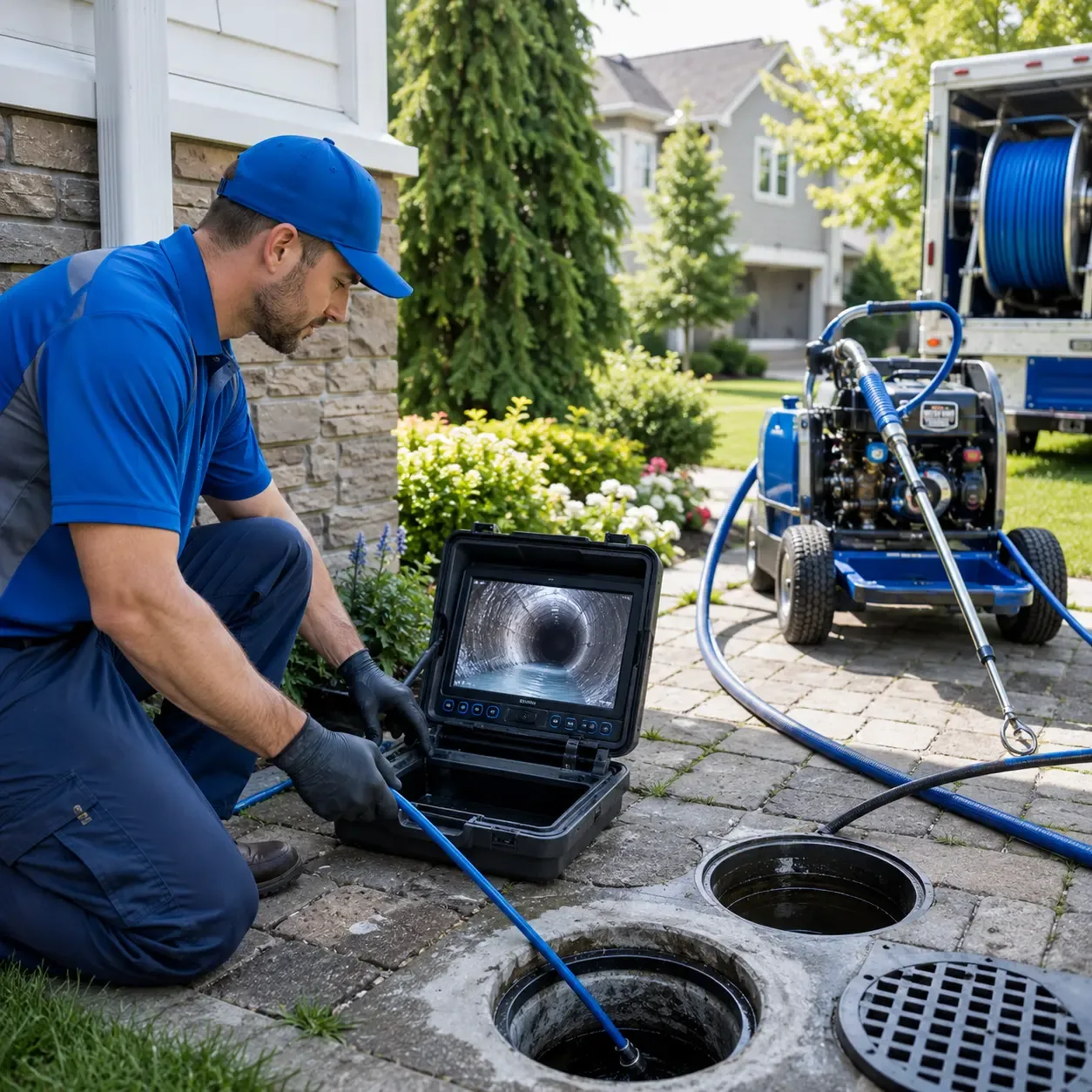 Outdoor drain cleaning professionals serving Bethany, CT