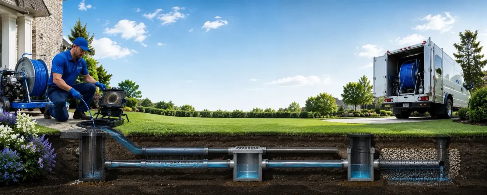 Outdoor drain cleaning information for Bethany, CT