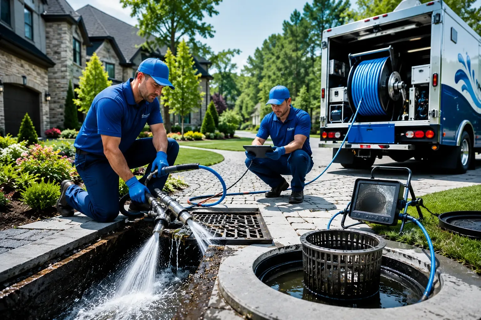 Local outdoor drain cleaning professionals in Bethany, CT